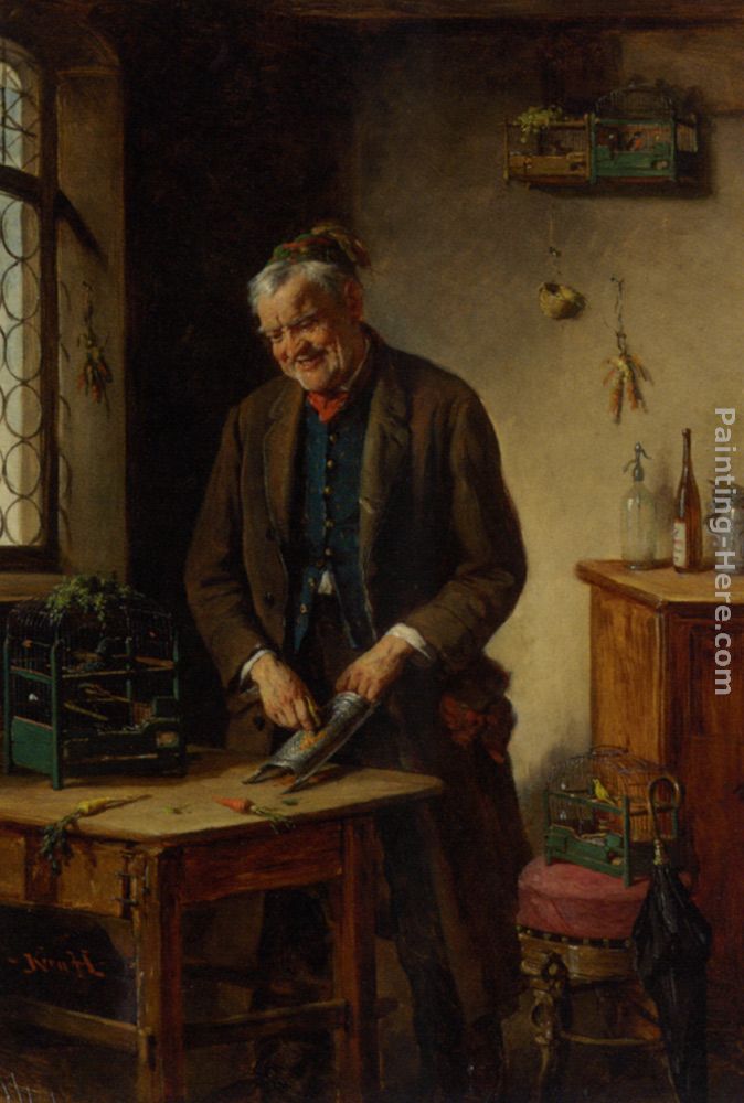 The Bachelors Home painting - Hermann Kern The Bachelors Home art painting